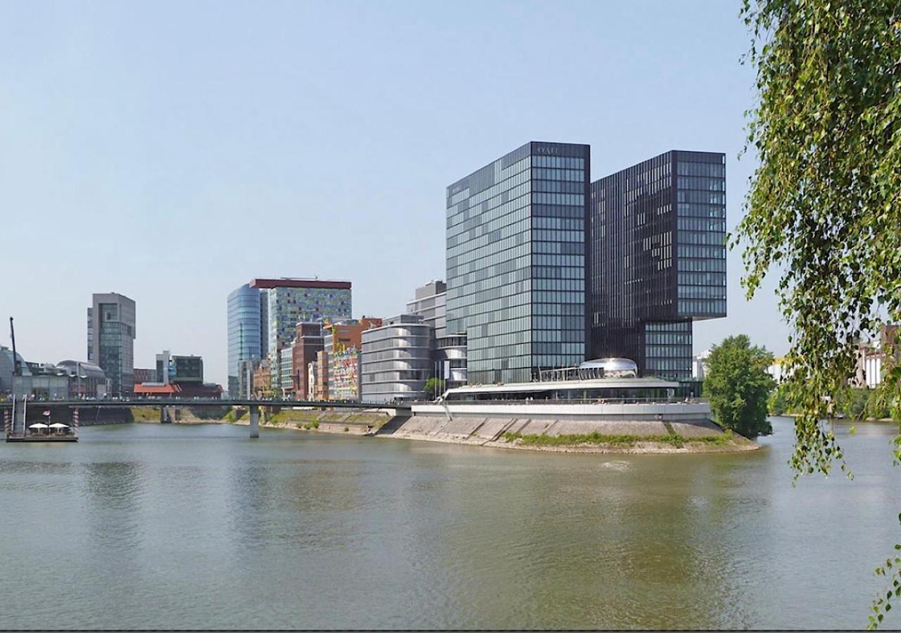 Medienhafen Apartment Direkt Am Zentrum Düsseldorf Exteriér fotografie